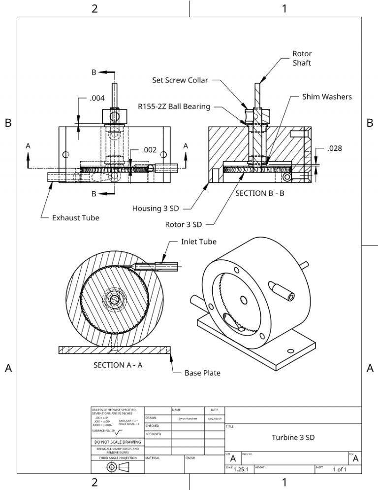 Turbine 3 Assembly